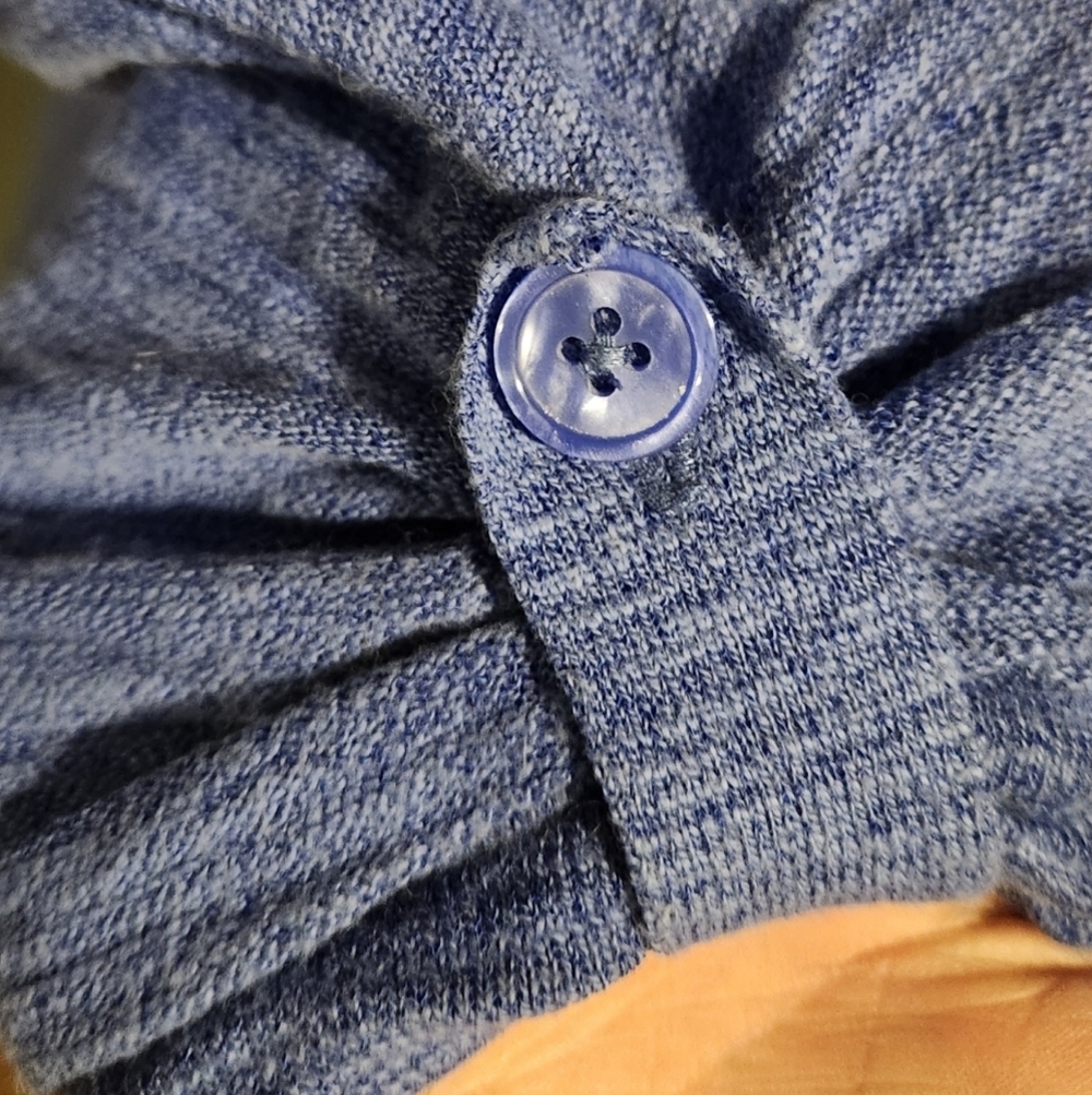 Express Blue Long Sleeve Shirt - Picture 3 of 4